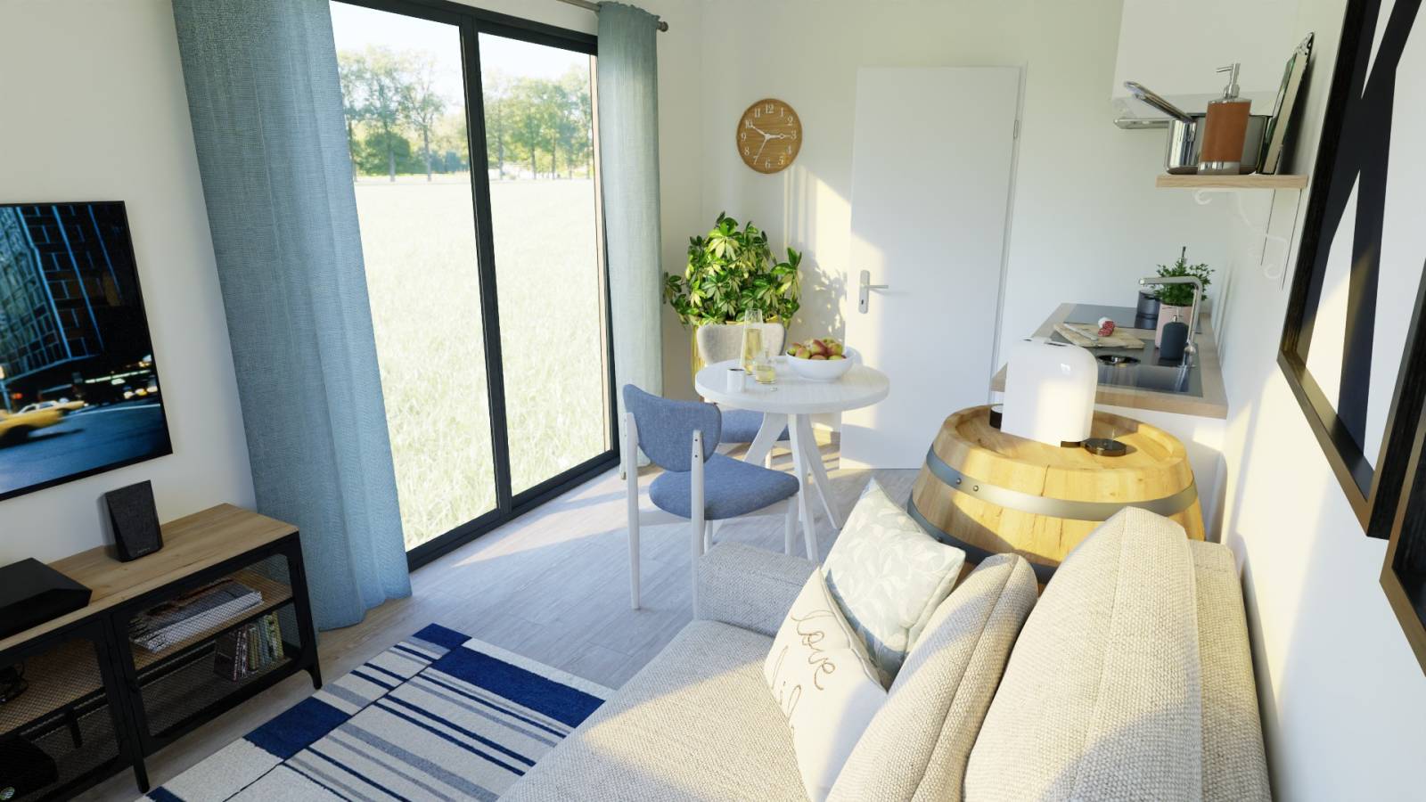 Espace locatif pour un studio