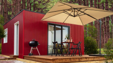 Bureau au fond du jardin